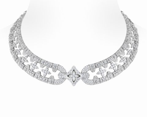 Louis Vuitton Louis Vuitton Bones diamond necklace