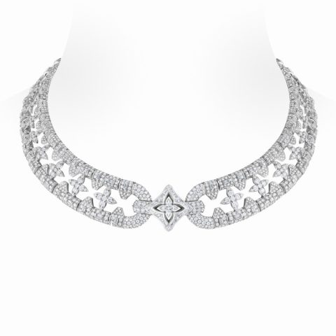 Louis Vuitton Louis Vuitton Bones diamond necklace