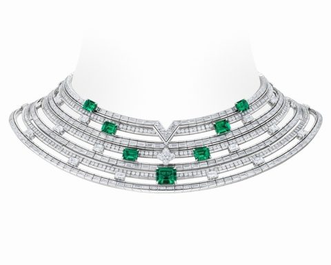 Louis Vuitton Louis Vuitton Gondwana Ancient Rock Emerald Jewelry Set
