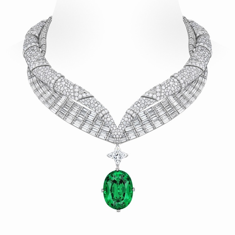 Louis Vuitton Louis Vuitton Grace tsavorite necklace