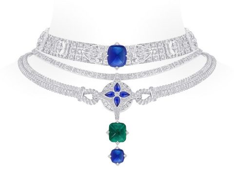 Louis Vuitton Louis Vuitton Le Mythe Sapphire Jewelry Set