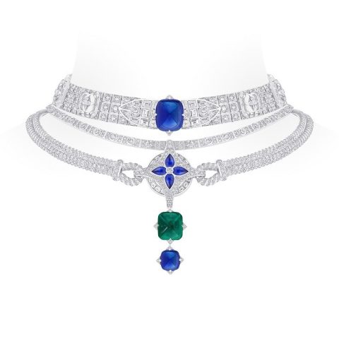 Louis Vuitton Louis Vuitton Le Mythe Sapphire Jewelry Set