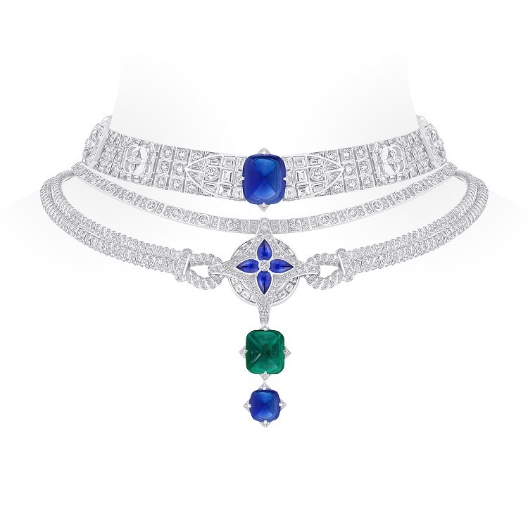 Louis Vuitton Louis Vuitton Le Mythe Sapphire Jewelry Set