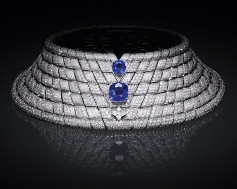 Louis Vuitton Louis Vuitton Perception sapphire and diamond necklace