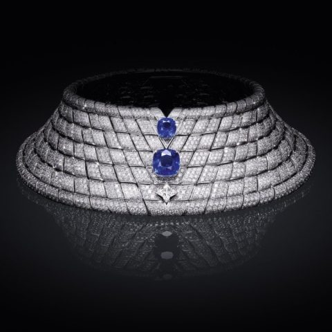 Louis Vuitton Louis Vuitton Perception sapphire and diamond necklace