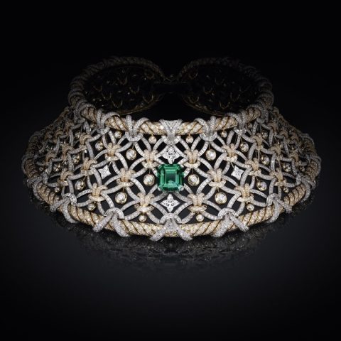 Louis Vuitton Louis Vuitton Séduction emerald necklace