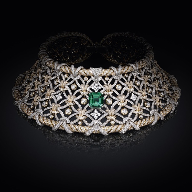 Louis Vuitton Louis Vuitton Séduction emerald necklace