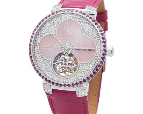 Louis Vuitton Louis Vuitton Tambour Monogram Tourbillon Sun Tourbillon Watch