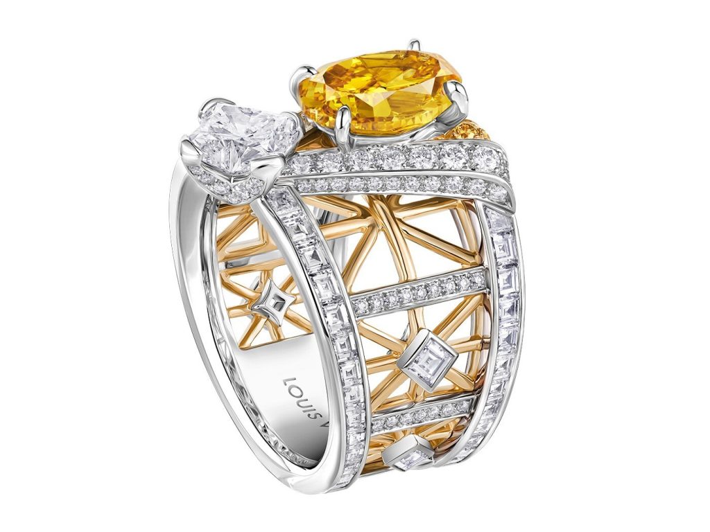 Louis Vuitton Louis Vuitton Victoire Triumph Yellow Diamond Ring