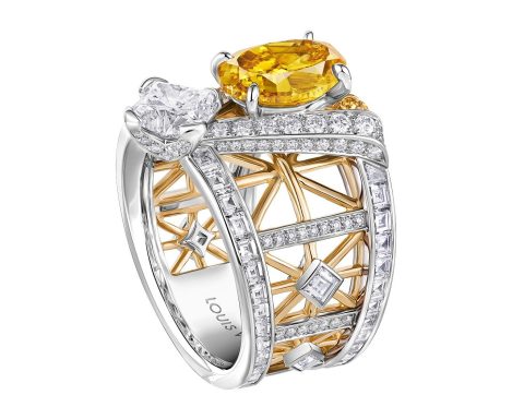 Louis Vuitton Louis Vuitton Victoire Triumph Yellow Diamond Ring