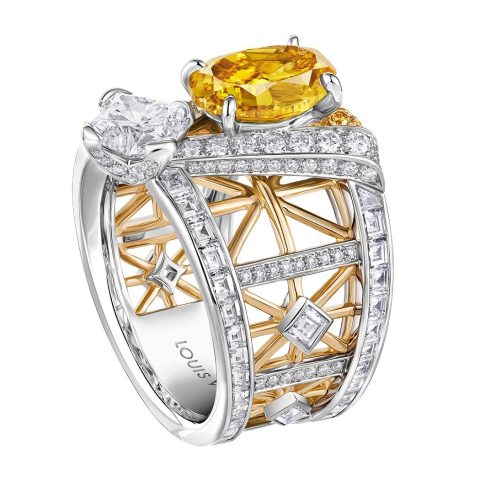 Louis Vuitton Louis Vuitton Victoire Triumph Yellow Diamond Ring