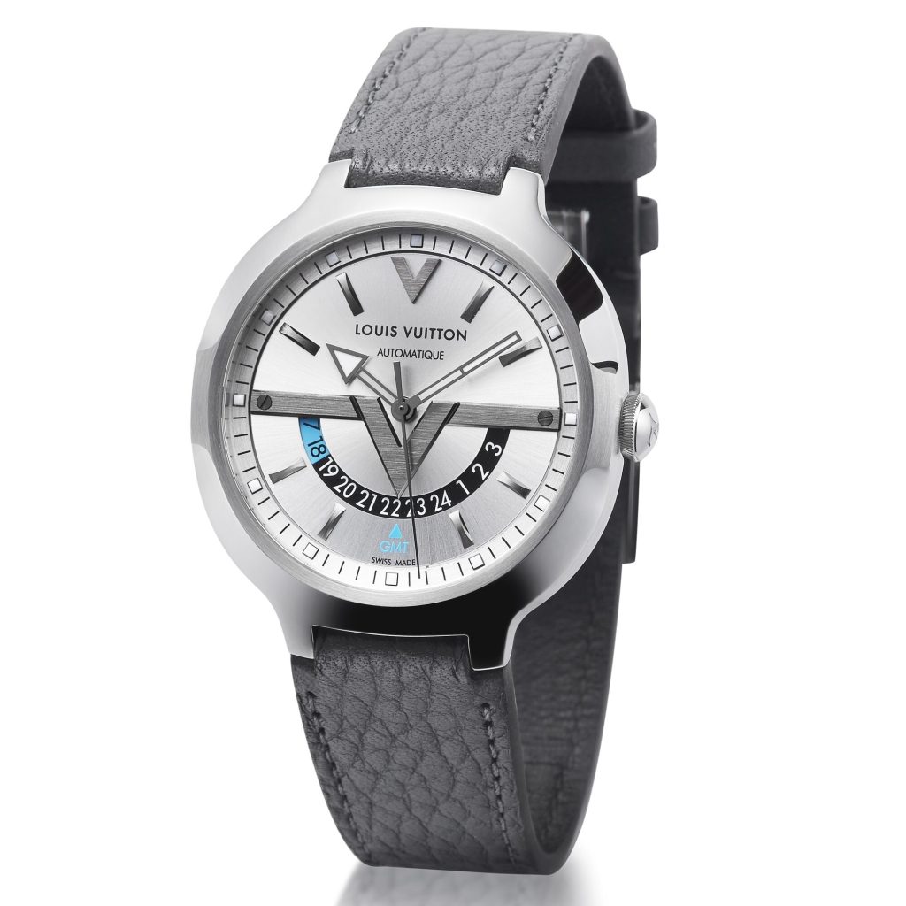 Louis Vuitton Voyager GMT dual time zone watch