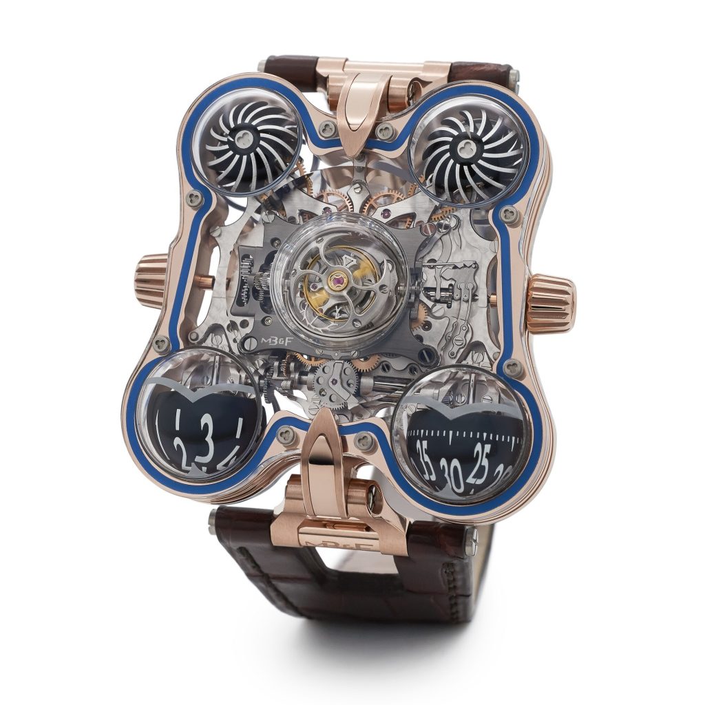 MB&F Sapphire Crystal Case Version HM6 SV Tourbillon Watch