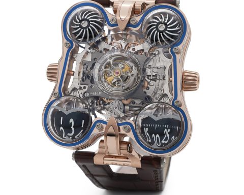 MB&F Sapphire Crystal Case Version HM6 SV Tourbillon Watch