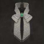 Mikimoto Mikimoto The Bows Green Tourmaline Pearl Necklace
