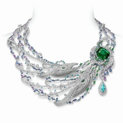 Mikimoto Praise to the Sea green tourmaline necklace