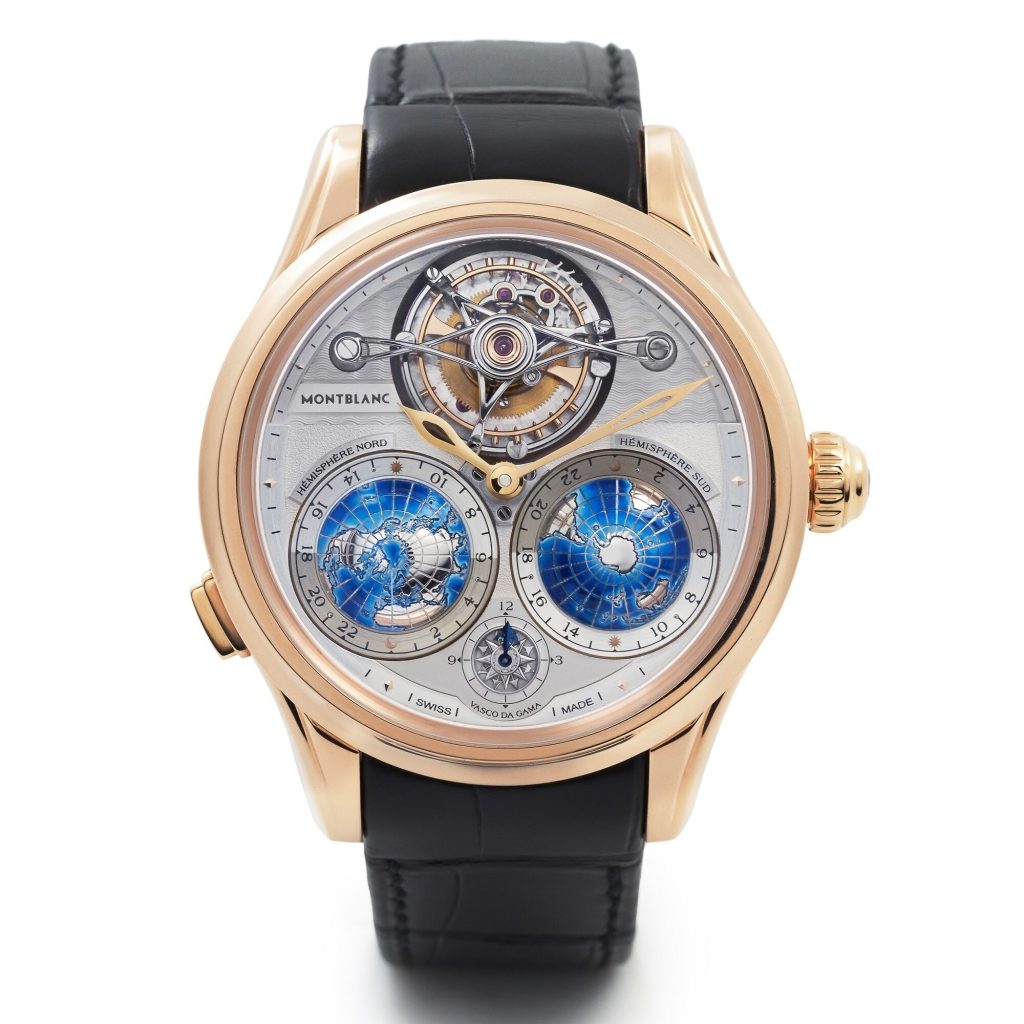 Montblanc Villeret Cylindrical Hairspring Tourbillon Geosphères Vasco da Gama Watch