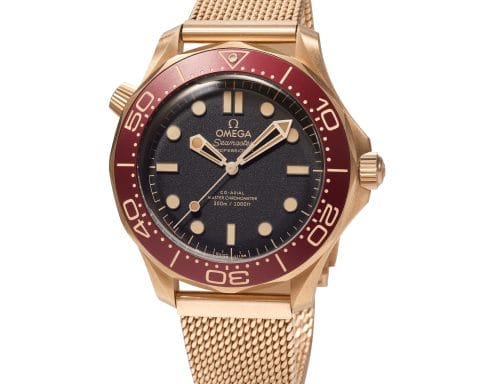 OMEGA Seamaster Diver 300 M Bronze Gold and Wine red diving watch
