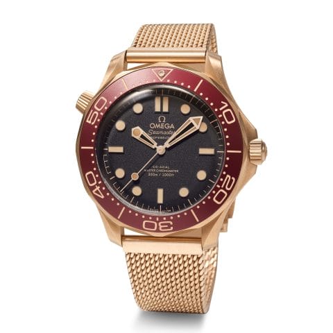 OMEGA Seamaster Diver 300 M Bronze Gold and Wine red diving watch