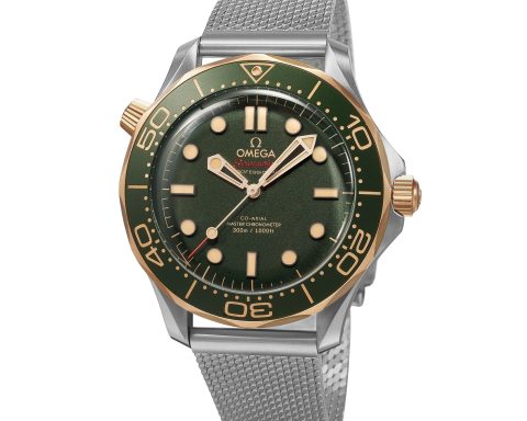 OMEGA Seamaster Diver 300M No-Date Titanium and Bronze Gold diving watch