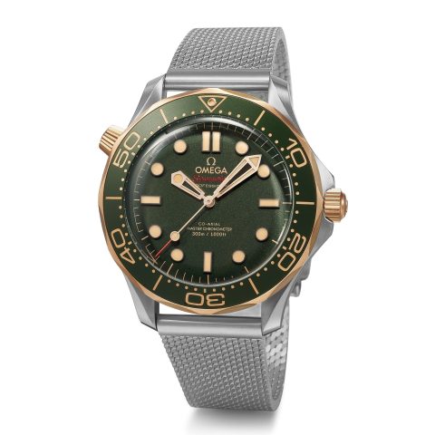 OMEGA Seamaster Diver 300M No-Date Titanium and Bronze Gold diving watch