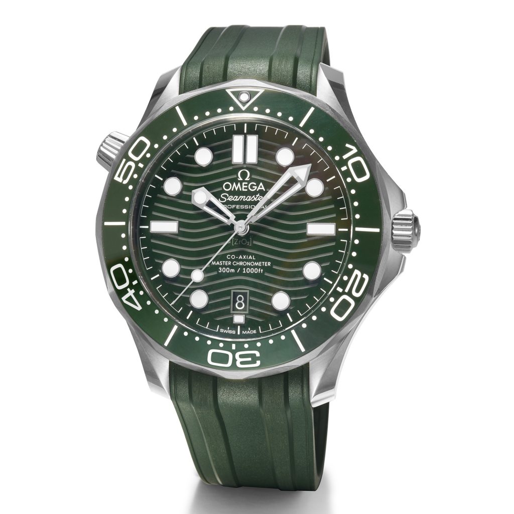 OMEGA Seamaster Diver 300M green dial diving watch
