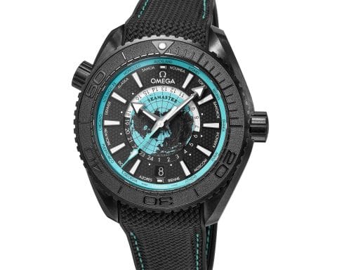 OMEGA Seamaster Planet Sea Worldtimer Black Ceramic world time diving watch