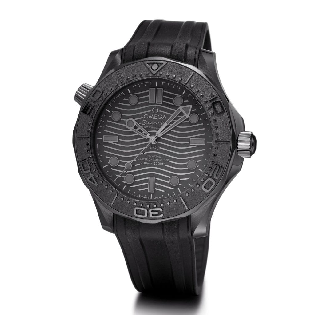 OMEGA Seamaster Scuba Diver 300 M Black Black black style diving watch