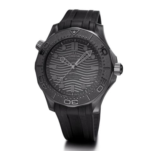 OMEGA Seamaster Scuba Diver 300 M Black Black black style diving watch