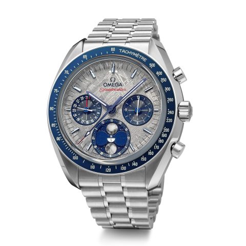 OMEGA Speedmaster Moonphase Meteorite double moon phase chronograph
