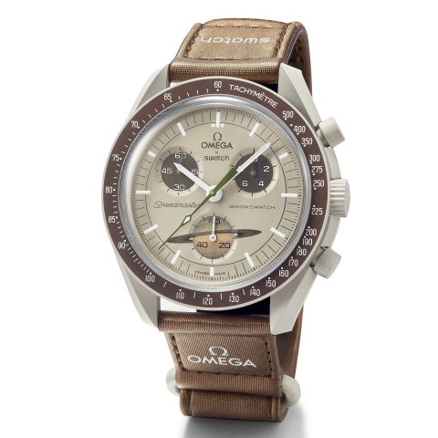 OMEGA X Swatch BIOCERAMIC MoonSwatch Mission to Saturn watch