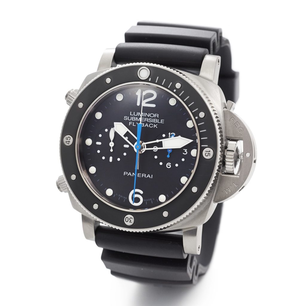 Panerai Luminor Submersible 1950 3 -day kinetic energy flyback diving titanium situation chronograph