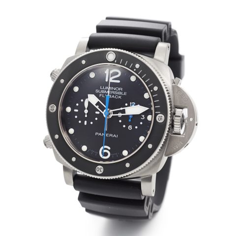 Panerai Luminor Submersible 1950 3 -day kinetic energy flyback diving titanium situation chronograph