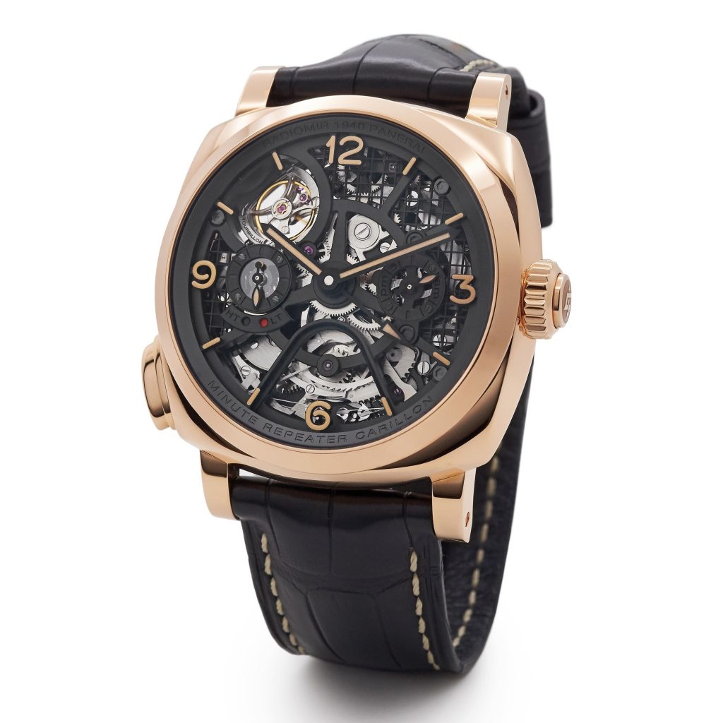 Panerai Radiomir 1940 Minute Repeater Tourbillon GMT PAM00600 Minute Repeater Tourbillon Two Places Watch