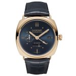 Panerai Radiomir 8-day power reserve dual time red gold watch