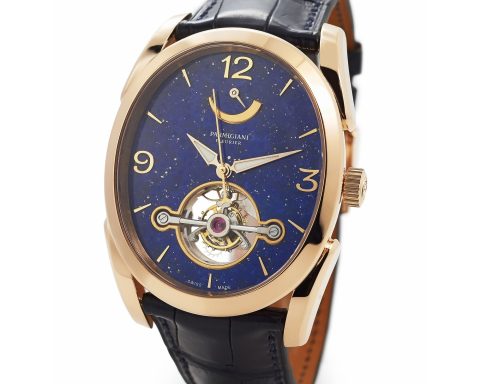 Parmigiani Fleurier Ovale Tourbillon Lapis Lazuli tourbillon watch