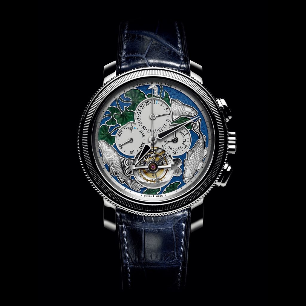 Parmigiani Toric Techica Carpe Koi theme complication minute repeater watch