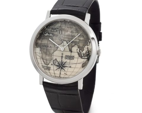 Piaget Altiplano Mammoth Ivory Shell Carved Watch