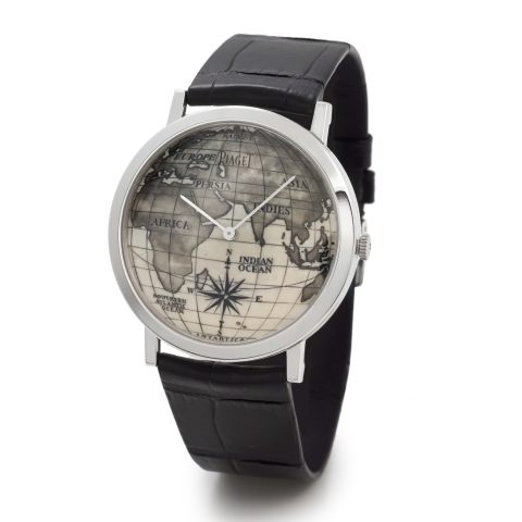 Piaget Altiplano Mammoth Ivory Shell Carved Watch