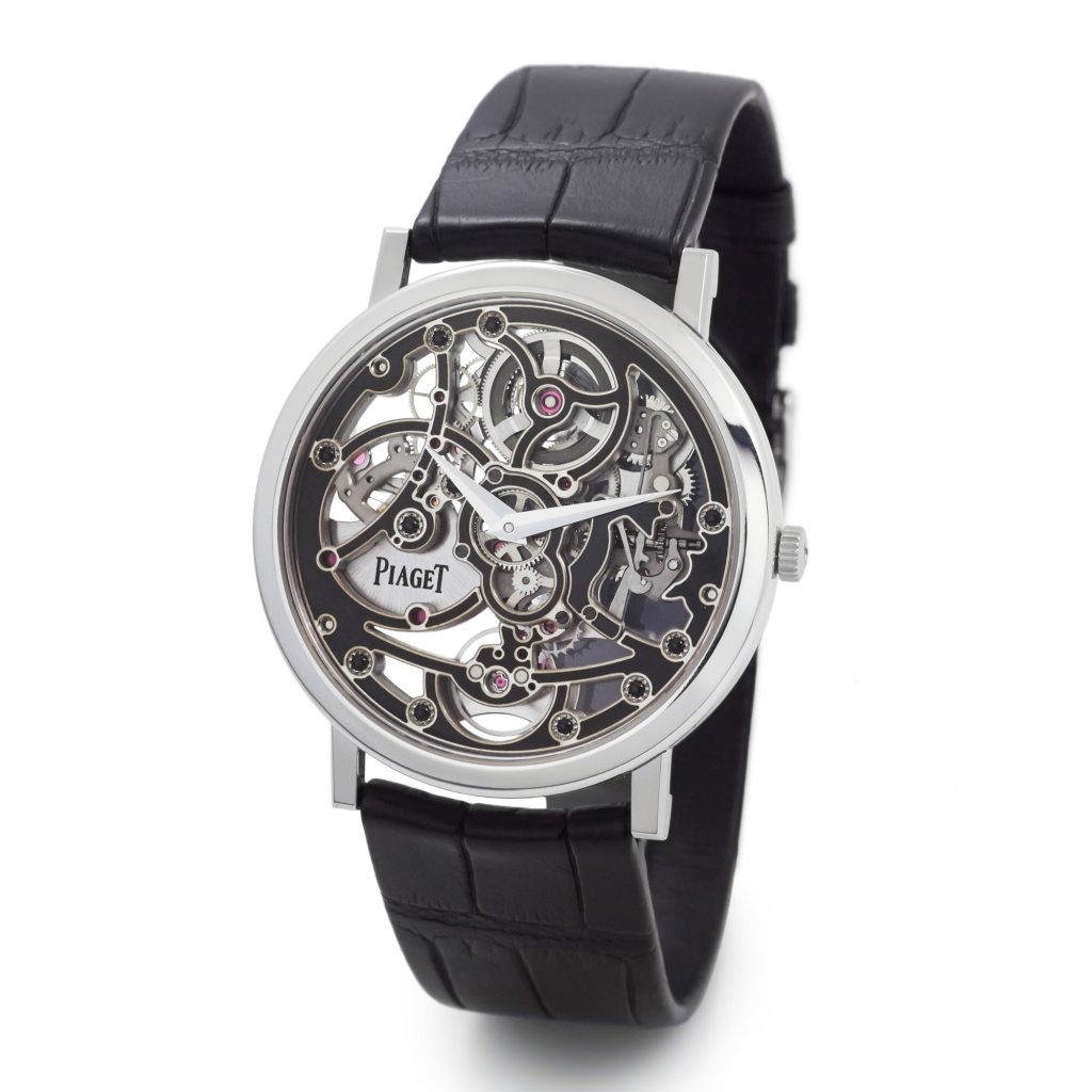Piaget Altiplano skeleton enamel watch