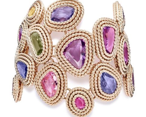 Piaget Essence of Extraleganza Colored Sapphire Jewelry Set