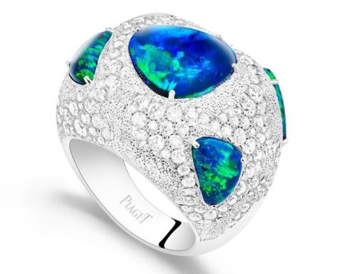 Piaget Flowing Curves Black Opal Jewelry Set