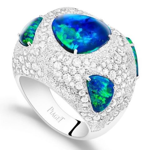 Piaget Flowing Curves Black Opal Jewelry Set