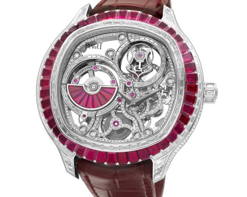 Piaget Polo Emperador Skeleton Tourbillon High Jewelery Tourbillon Skeleton High Jewelry Watch