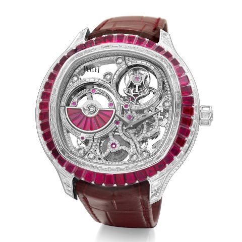 Piaget Polo Emperador Skeleton Tourbillon High Jewelery Tourbillon Skeleton High Jewelry Watch