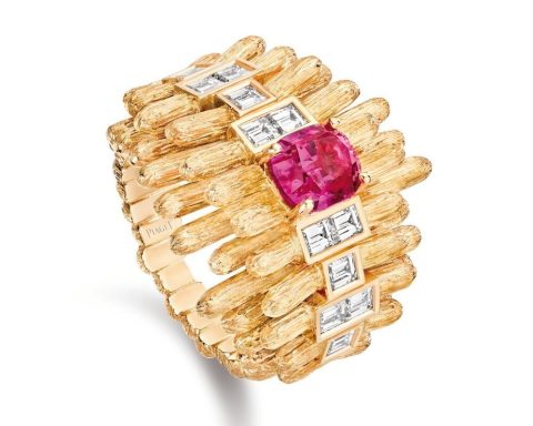 Piaget Sun Gleam Pink Spinel Ring
