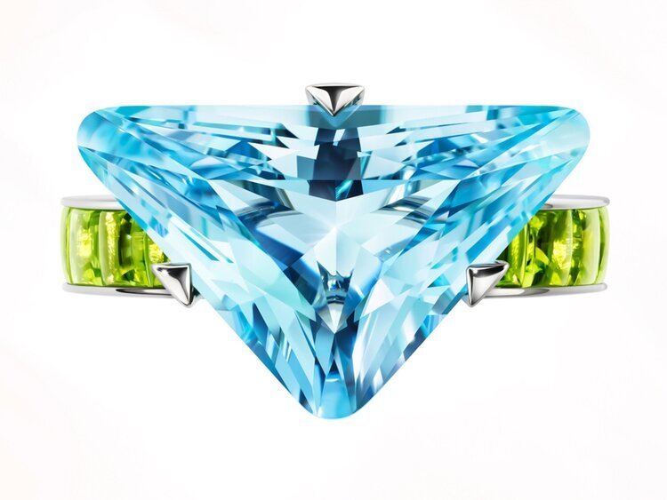 Prada Couleur Vivante colored gemstone jewelry