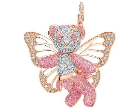 Qeelin Fairy Bo Bo Panda Fairy Pendant