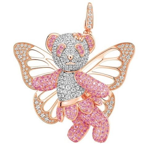 Qeelin Fairy Bo Bo Panda Fairy Pendant
