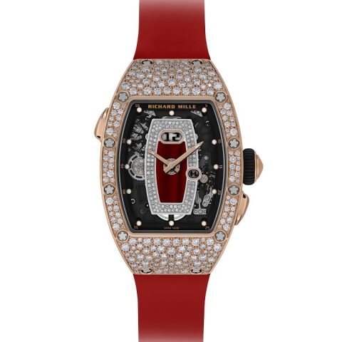 RICHARD MILLE RM 037 Snow Setting Red Gold diamond version ladies watch